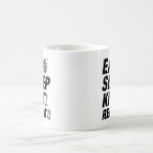 Eat Sleep Knit Herhalen Koffiemok (Center)