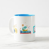 EAT SLEEP KPOP HERHAAL MOK MET TWEE TONEN KOFFIE (Voorkant links)