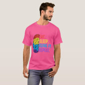 Eat Sleep Kung Fu Herhaal Grappig T-shirt (Voorkant volledig)