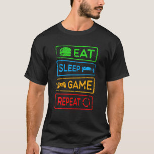 Eat Sleep Lacrosse Repat Sports Team T-shirt