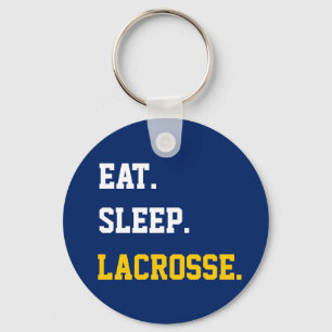 Eat Sleep Lacrosse Sleutelhanger