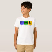Eat Sleep Lacrosse T-shirt (Voorkant volledig)