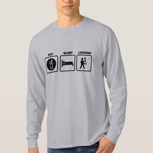 Eat.Sleep.Lacrosse T-shirt (Voorkant)