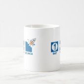 Eat Sleep Launch Koffiemok (Center)