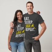 Eat Sleep Law Repeat School Lawyer Gift T-shirt (Unisex)