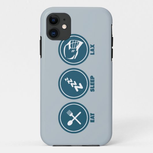 Eat Sleep Lax - iphone 5 cover (Achterkant)