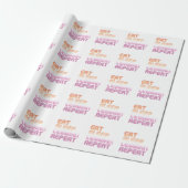 Eat Sleep Lesbian Repat Cadeaupapier (Uitgerold)