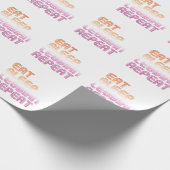 Eat Sleep Lesbian Repat Cadeaupapier (Hoek)