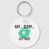 Eat Sleep LETTUCE Sleutelhanger (Voorkant)
