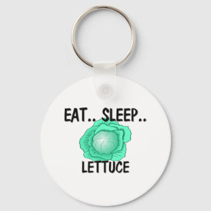 Eat Sleep LETTUCE Sleutelhanger