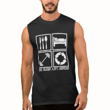 Eat Sleep Lift Herhaling Gewichtslipdraaikolk