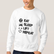 Eat Sleep Lift Herhalingsgewicht Liften