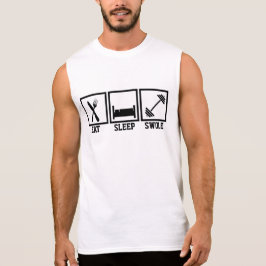 Eat Sleep liftgewicht Gym Workout T-shirt