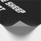 Eat sleep love sheep repeat | Funny Quotes Gift Cadeaupapier (Hoek)