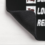 Eat sleep love sheep repeat | Funny Quotes Gift Muismat (Hoek)