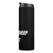 Eat sleep love sheep repeat | Funny Quotes Gift Thermosbeker (Geroteerd rechts)