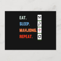 Eat Sleep Mahjong Repeten Mahjong Game Player Game