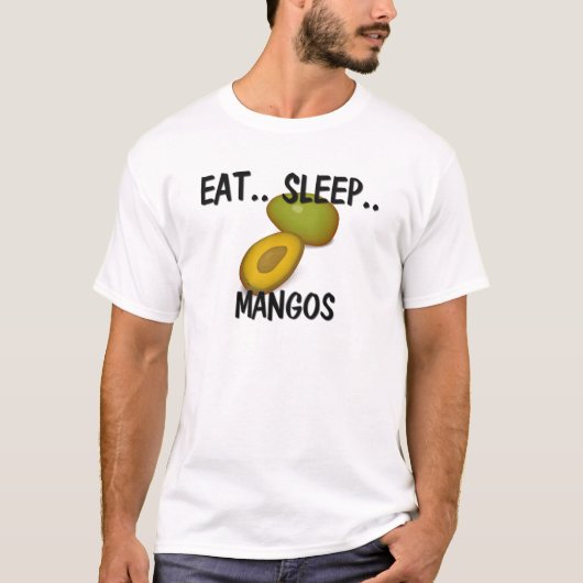 Eat Sleep MANGOS T-shirt (Voorkant)