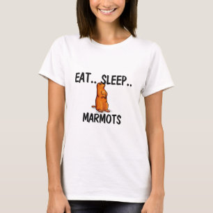 Eat Sleep MARMOTS T-shirt