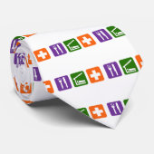 Eat Sleep Medical Stropdas (Opgerold)