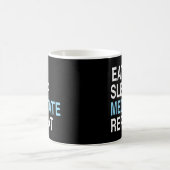 Eat Sleep Meditate Herhalen Koffiemok (Center)