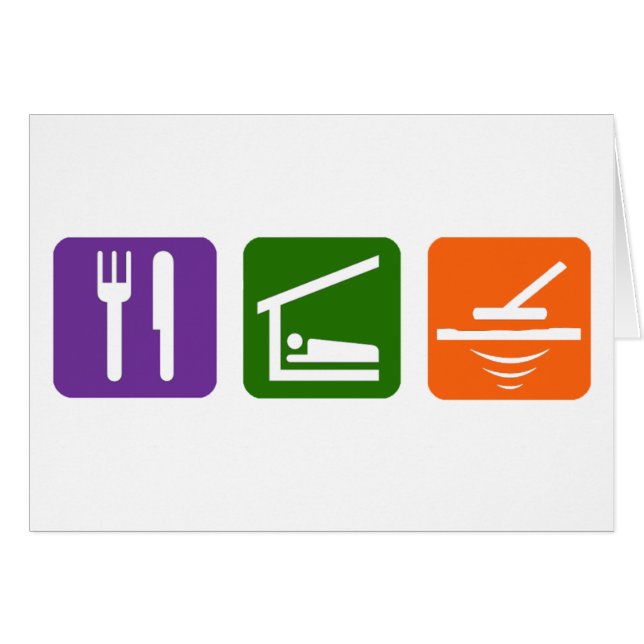 Eat Sleep Metal Detector (Voorkant Horizontaal)