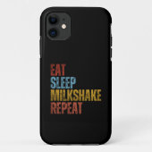 EAT SLEEP MILKSHAKE REPEAT Case-Mate iPhone CASE (Achterkant)
