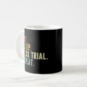 Eat Sleep Mock Trial Herhaal advocaat Koffiemok (Voorkant links)