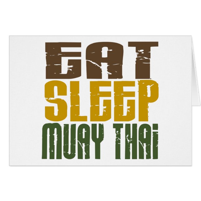 Eat Sleep Muay Thai 1 (Voorkant Horizontaal)