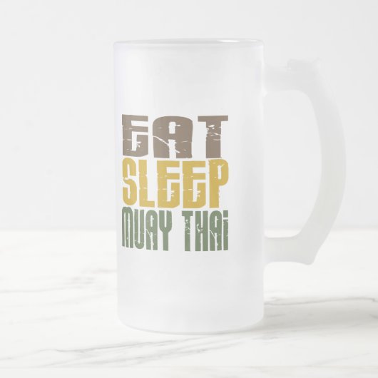 Eat Sleep Muay Thai 1 Matglas Bierpul (Rechts)