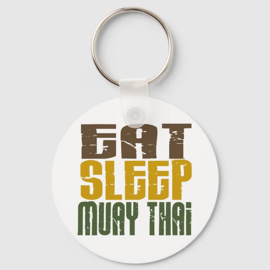 Eat Sleep Muay Thai 1 Sleutelhanger (Voorkant)