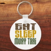 Eat Sleep Muay Thai 1 Sleutelhanger (Voorkant)