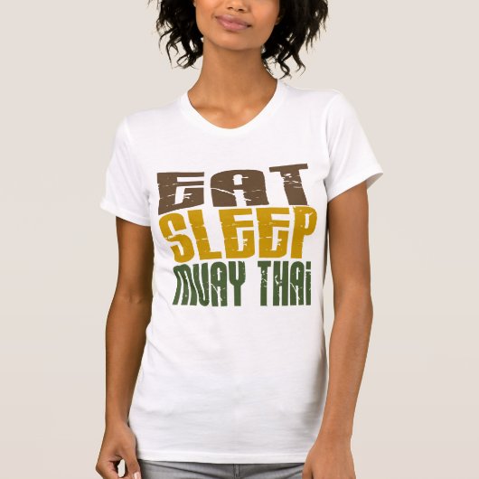 Eat Sleep Muay Thai 1 T-shirt (Voorkant)