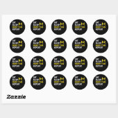 Eat Sleep Muay Thai Repeat Gift Ronde Sticker (Vel)