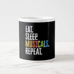 Eat Sleep Musicals Herhaal Actor Actress Singer Grote Koffiekop