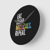 Eat Sleep Musicals Herhalen Ronde Klok (Hoek)