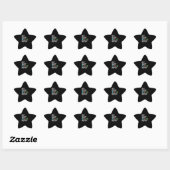 Eat Sleep Musicals Herhalen Ster Sticker (Vel)