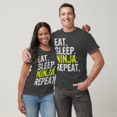 Eat Sleep Ninja Repeat Gift (2) T-shirt (Unisex)