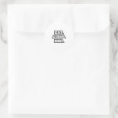 Eat Sleep NMR Ronde Sticker (Tas)