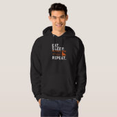 Eat Sleep op met mijn assistente Australië Hoodie (Voorkant volledig)