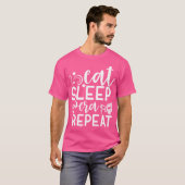Eat Sleep Opera Repeat Funny Opera Life Opera Perf T-shirt (Voorkant volledig)