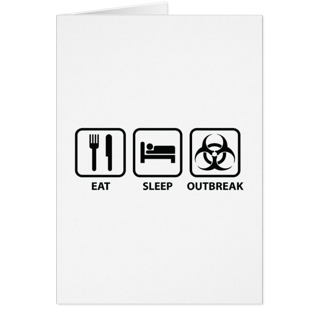 Eat Sleep Outbreak (Voorkant)