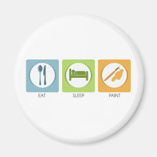 Eat Sleep Paint Magneet