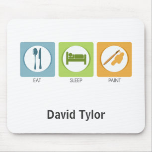 Eat Sleep Paint Muismat