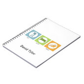 Eat Sleep Paint Notitieboek (Linkerzijde)