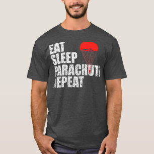 Eat Sleep Parachute Herhaling 1 T-shirt