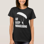 Eat Sleep Paragliding Repeat  Men Paraglider Adven T-shirt (Voorkant)