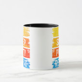 Eat Sleep Party Herhalen Mok (Midden)