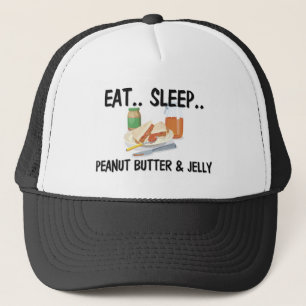 Eat Sleep PEANUT BUTTER & JELLY Trucker Pet