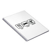 Eat Sleep Pharm Notitieboek (Rechterzijde)